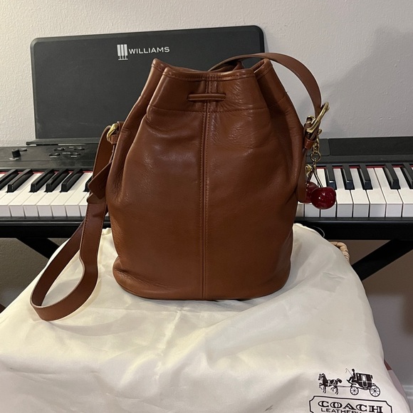 Vintage Coach Thompson Bucket Bag British Tan - Picture 6 of 13